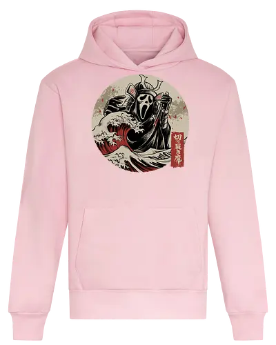 the faceless assassin - ghostface, scarymovie, horror, halloween, horror movies, slasher, halloween town, hocus pocus, elmstreet, nightmare, waveoffkanagawa, japanese, shinobi, samurai - Heavyweight Hoodie
