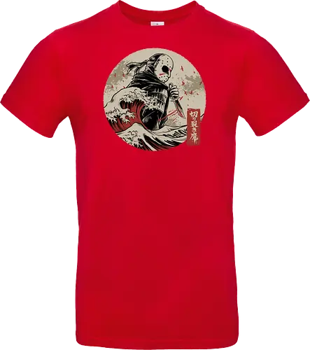 the undying shinobi  - horror, halloween, jasonvoorhees, freddy krueger, friday13th, horror movies, slasher, halloween town, hocus pocus, elmstreet, nightmare, waveoffkanagawa, japanese, shinobi, samurai - Standard T-Shirt