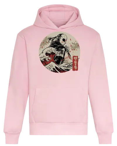 the undying shinobi  - horror, halloween, jasonvoorhees, freddy krueger, friday13th, horror movies, slasher, halloween town, hocus pocus, elmstreet, nightmare, waveoffkanagawa, japanese, shinobi, samurai - Heavyweight Hoodie