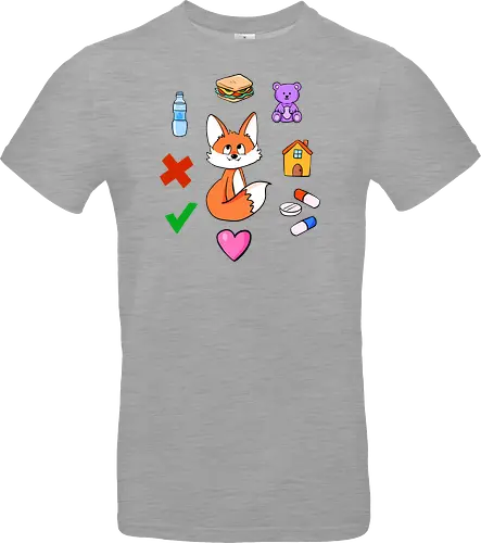 Kommunikationsfuchs - Fuchs, Autismus, Neurodivergenz, Kommunikation - Standard T-Shirt