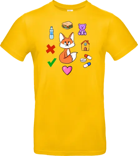 Kommunikationsfuchs - Fuchs, Autismus, Neurodivergenz, Kommunikation - Standard T-Shirt
