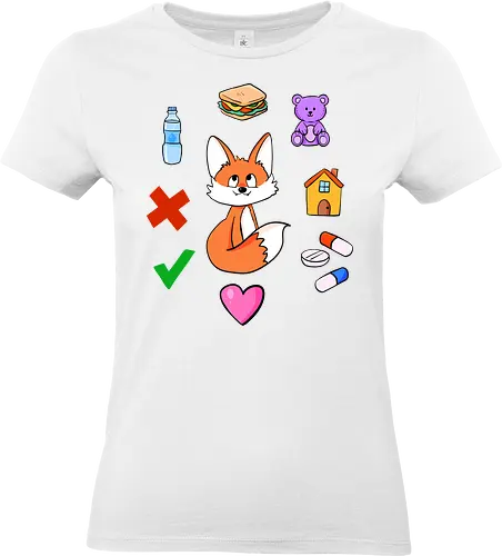 Kommunikationsfuchs - Fuchs, Autismus, Neurodivergenz, Kommunikation - Standard T-Shirt (Frauen)