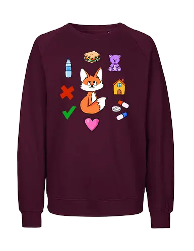 Kommunikationsfuchs - Fuchs, Autismus, Neurodivergenz, Kommunikation - Fairtrade Sweatshirt
