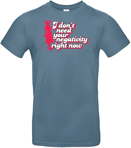 I dont need your negativity right now - horror comedy, typography, quotes, Patricia, Patricias, cocktail party, party, New England, negativity, positive vibes, assistant to mayor - Standard T-Shirt