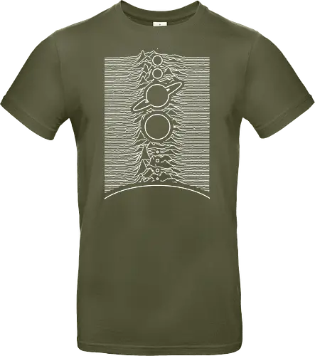 Unknown Solar System - the planets, galaxy, galaxies, Saturn, Solar system, minimal, minimalism, planets, earth, mars, Jupiter - Standard T-Shirt