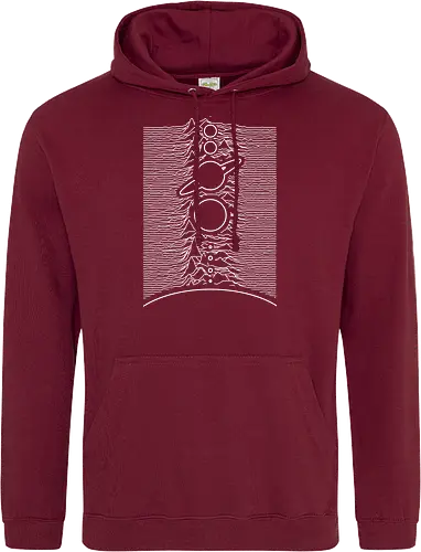 Unknown Solar System - the planets, galaxy, galaxies, Saturn, Solar system, minimal, minimalism, planets, earth, mars, Jupiter - Standard Hoodie