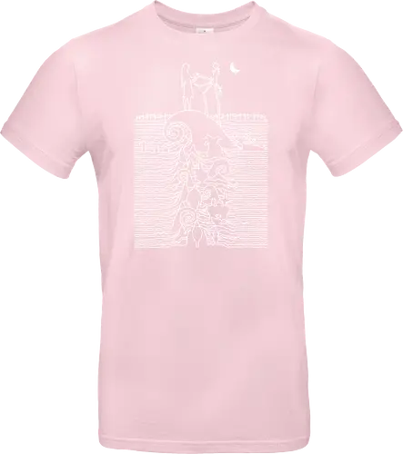 Nightmare Division - Nightmare, jack, sally, album cover, mash up, music cover parody, halloween, mayor, shock lock barrel, sandy claws - Standard T-Shirt