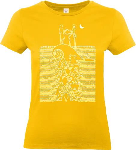 Nightmare Division - Nightmare, jack, sally, album cover, mash up, music cover parody, halloween, mayor, shock lock barrel, sandy claws - Standard T-Shirt (Frauen)