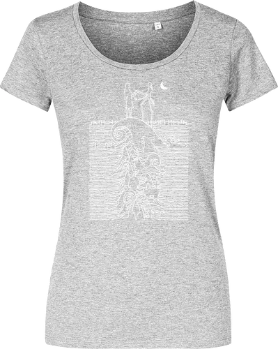 Nightmare Division - Nightmare, jack, sally, album cover, mash up, music cover parody, halloween, mayor, shock lock barrel, sandy claws - Damen T-Shirt