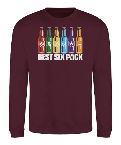veKtik - Best Six Pack - youtube, youtuber, merchandise, cod, zombie, call of duty - Sweatshirt