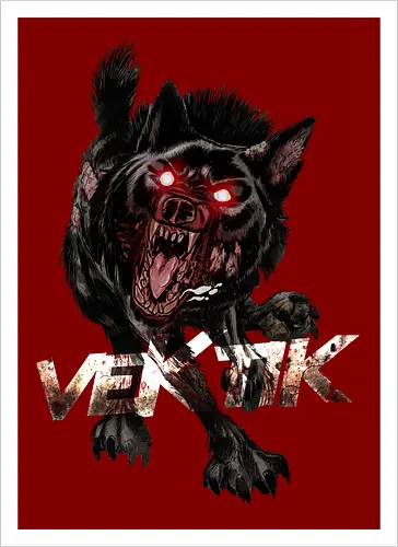 veKtik - Hellhound - youtube, youtuber, merchandise, cod, zombie, call of duty - Kunstdruck