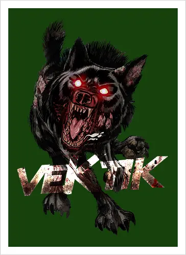 veKtik - Hellhound - youtube, youtuber, merchandise, cod, zombie, call of duty - Kunstdruck