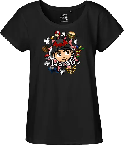 Wolou - Logo - youtube, youtuber, merchandise - Fairtrade Girl Shirt