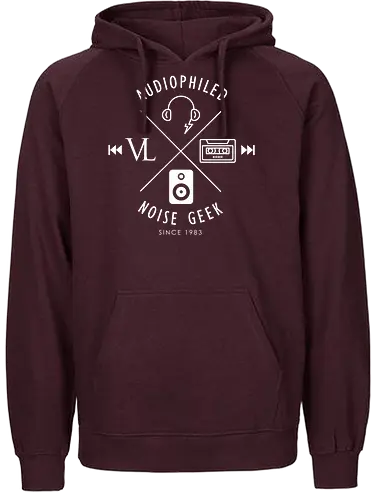 Vincent Lee Music - Audiophiled weiss - youtube, youtuber, merchandise - Fairtrade Hoodie