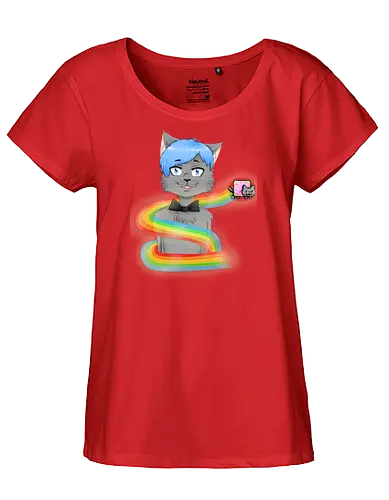 Selbstgespräch - Nyan - youtube, youtuber, merchandise - Fairtrade Girl Shirt