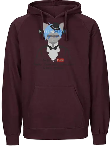 Selbstgespräch - Missing Selbst - youtube, youtuber, merchandise - Fairtrade Hoodie