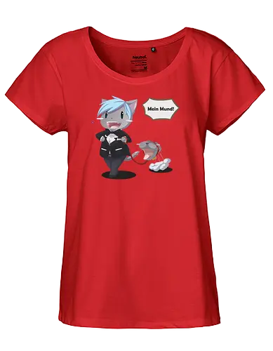 Selbstgespräch - Mein Mund - youtube, youtuber, merchandise - Fairtrade Girl Shirt