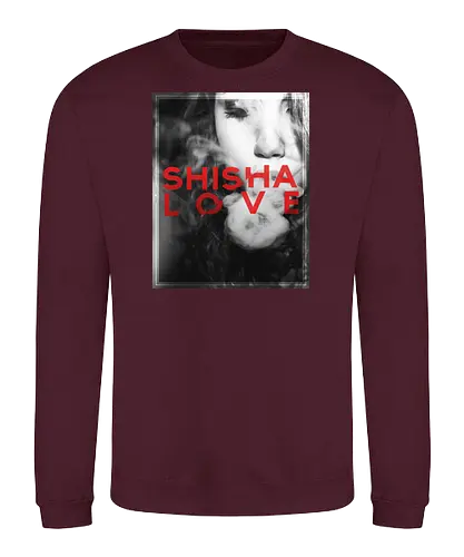 schmittywersonst - Love Shisha - youtube, youtuber, merchandise, shisha, wasserpfeife - Sweatshirt
