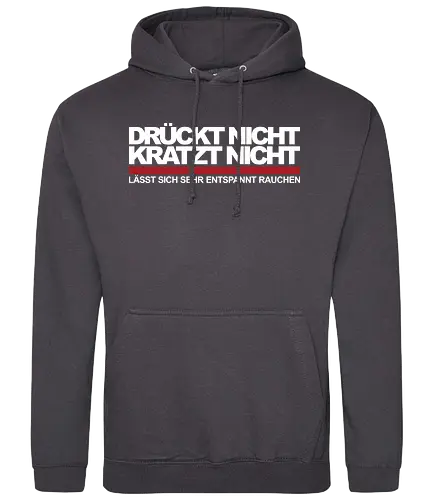 schmittywersonst - Drückt nicht, kratzt (white) - youtube, youtuber, merchandise, shisha - Standard Hoodie