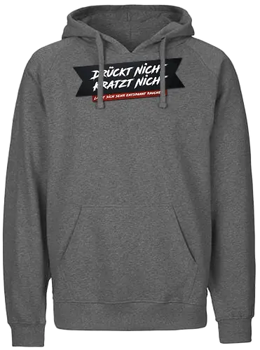 schmittywersonst - Drückt nicht, kratzt nicht reloaded - youtube, youtuber, merchandise - Fairtrade Hoodie