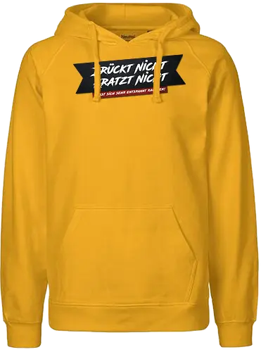 schmittywersonst - Drückt nicht, kratzt nicht reloaded - youtube, youtuber, merchandise - Fairtrade Hoodie