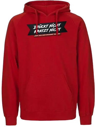 schmittywersonst - Drückt nicht, kratzt nicht reloaded - youtube, youtuber, merchandise - Fairtrade Hoodie