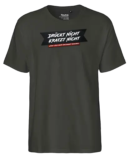 schmittywersonst - Drückt nicht, kratzt nicht reloaded - youtube, youtuber, merchandise - Fairtrade T-Shirt