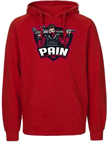 Pain - Logo - pain, youtube, merchandise - Fairtrade Hoodie