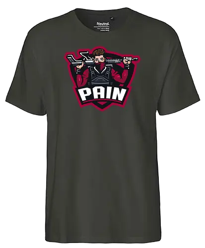 Pain - Logo - pain, youtube, merchandise - Fairtrade T-Shirt