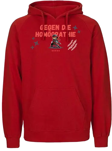 Gegen die Homöopathie - Fairtrade Hoodie