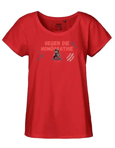 Gegen die Homöopathie - Fairtrade Girl Shirt