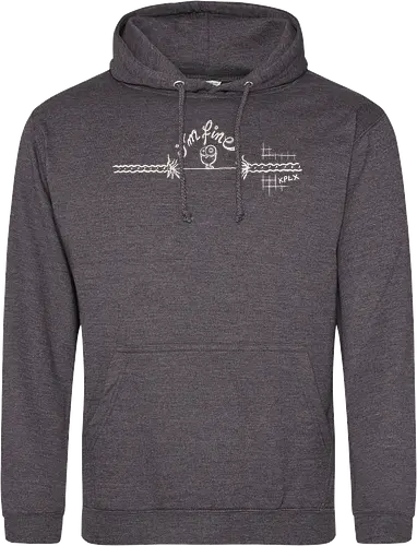 KPLX - I'm fine white - KPLX, cartoon - Standard Hoodie