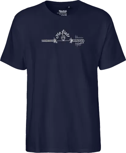 KPLX - I'm fine white - KPLX, cartoon - Fairtrade T-Shirt