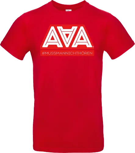 AAA - Muss man nicht hören - AAA, Alliteration am Arsch, poComicast - Standard T-Shirt