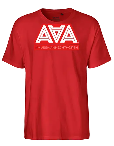 AAA - Muss man nicht hören - AAA, Alliteration am Arsch, poComicast - Fairtrade T-Shirt