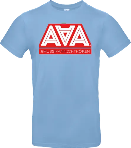 AAA - Muss man nicht hören - AAA, Alliteration am Arsch, poComicast - Standard T-Shirt