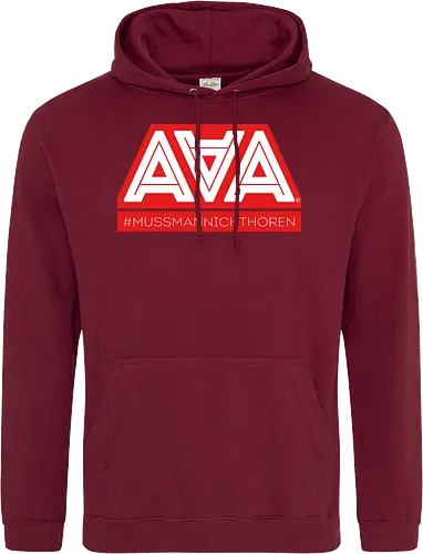AAA - Muss man nicht hören - AAA, Alliteration am Arsch, poComicast - Standard Hoodie