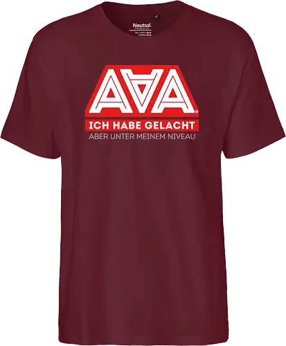 AAA - Ich habe gelacht - AAA, Alliteration am Arsch, poComicast - Fairtrade T-Shirt