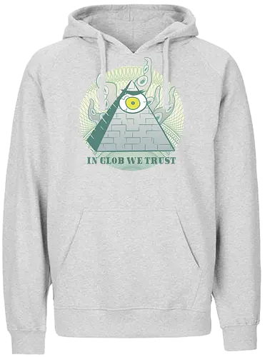 In Glob we Trust - Glaube - Fairtrade Hoodie