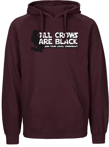 Asoziales Netzwerk - All Crows Are Black - asoziales netzwerk, rabe, krähe, crow, acab - Fairtrade Hoodie
