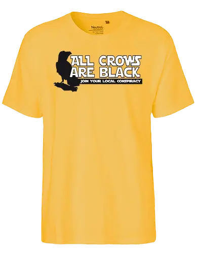 Asoziales Netzwerk - All Crows Are Black - asoziales netzwerk, rabe, krähe, crow, acab - Fairtrade T-Shirt