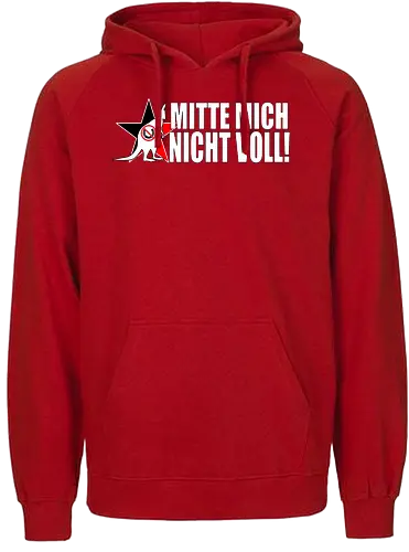 Asoziales Netzwerk - Mitte mich nicht voll - asoziales netzwerk, hufeisen, anGaming - Fairtrade Hoodie