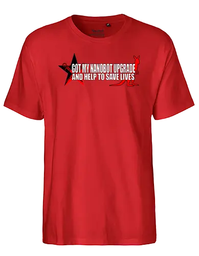 Nanobot Upgrade  - Impfen rettet Leben! - Impfen, Covid-19, Nanobot, conspiracy - Fairtrade T-Shirt