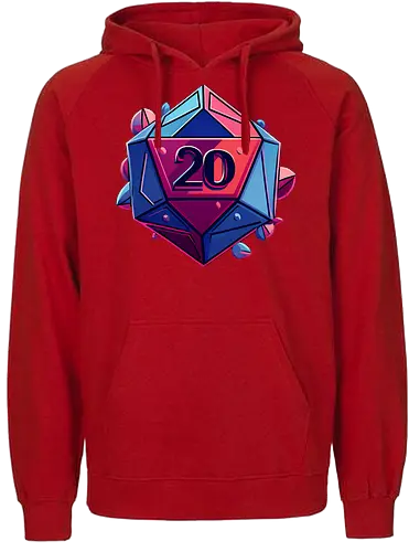 Natural 20 - Diverse Roleplaying - dice, würfel, d20 - Fairtrade Hoodie