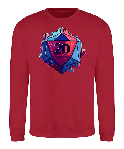 Natural 20 - Diverse Roleplaying - dice, würfel, d20 - Sweatshirt