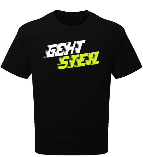 David Bost - Classic Geht Steil 2.0 Neon Gelb - Oversize T-Shirt