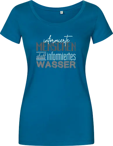 Methodisch Inkorrekt - Informierte Menschen Grau - Methodisch Inkorrekt, Minkorrekt, poComicast - Damen T-Shirt