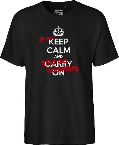 Methodisch Inkorrekt - Keep Calm - Methodisch Inkorrekt, Minkorrekt, poComicast - Fairtrade T-Shirt