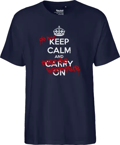 Methodisch Inkorrekt - Keep Calm - Methodisch Inkorrekt, Minkorrekt, poComicast - Fairtrade T-Shirt