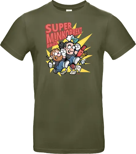 Methodisch Inkorrekt - Super M!nkorrekt Bros. - Methodisch Inkorrekt, Minkorrekt, poComicast - Standard T-Shirt